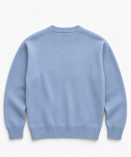 Pull AMI Paris – Ami de Coeur Bleu Clair