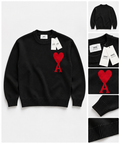 Pull AMI Paris – Ami de Coeur Noir
